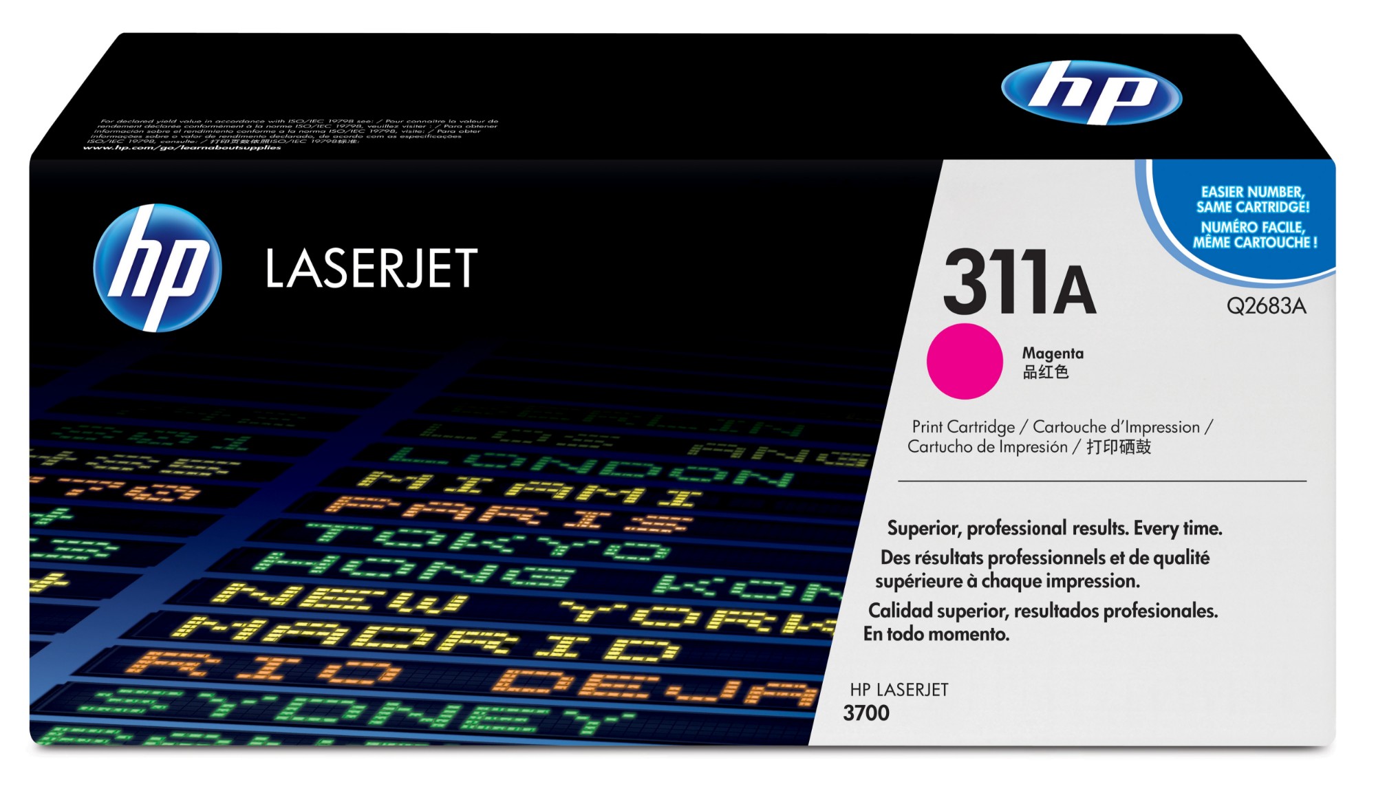 HP Q2683A/311A Toner cartridge magenta, 6K pages/5% for HP Color LaserJet 3700