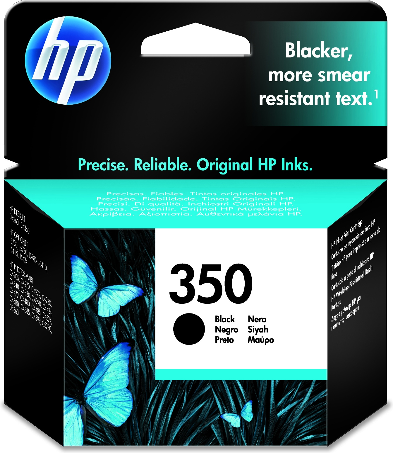 HP 350 InkJet Cartridge 4.5ml Black CB335EE
