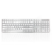 Ceratech Accuratus 301 Mac Wireless Multi-Device in GERMAN layout - Dual Bluetooth 5.2 & RF 2.4GHz Wireless Multi-Device Multimedia Apple Mac Slim Keyboard