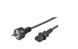 Image of Microconnect PE020430 power cable Black 3 m CEE7/7 C13 coupler