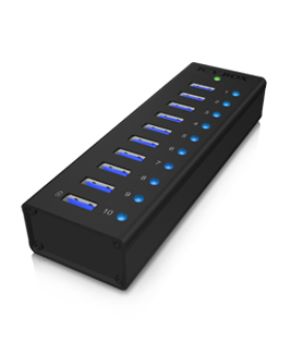 Image of ICY BOX IB-AC6110 USB 3.2 Gen 1 (3.1 Gen 1) Type-B 5000 Mbit/s Black