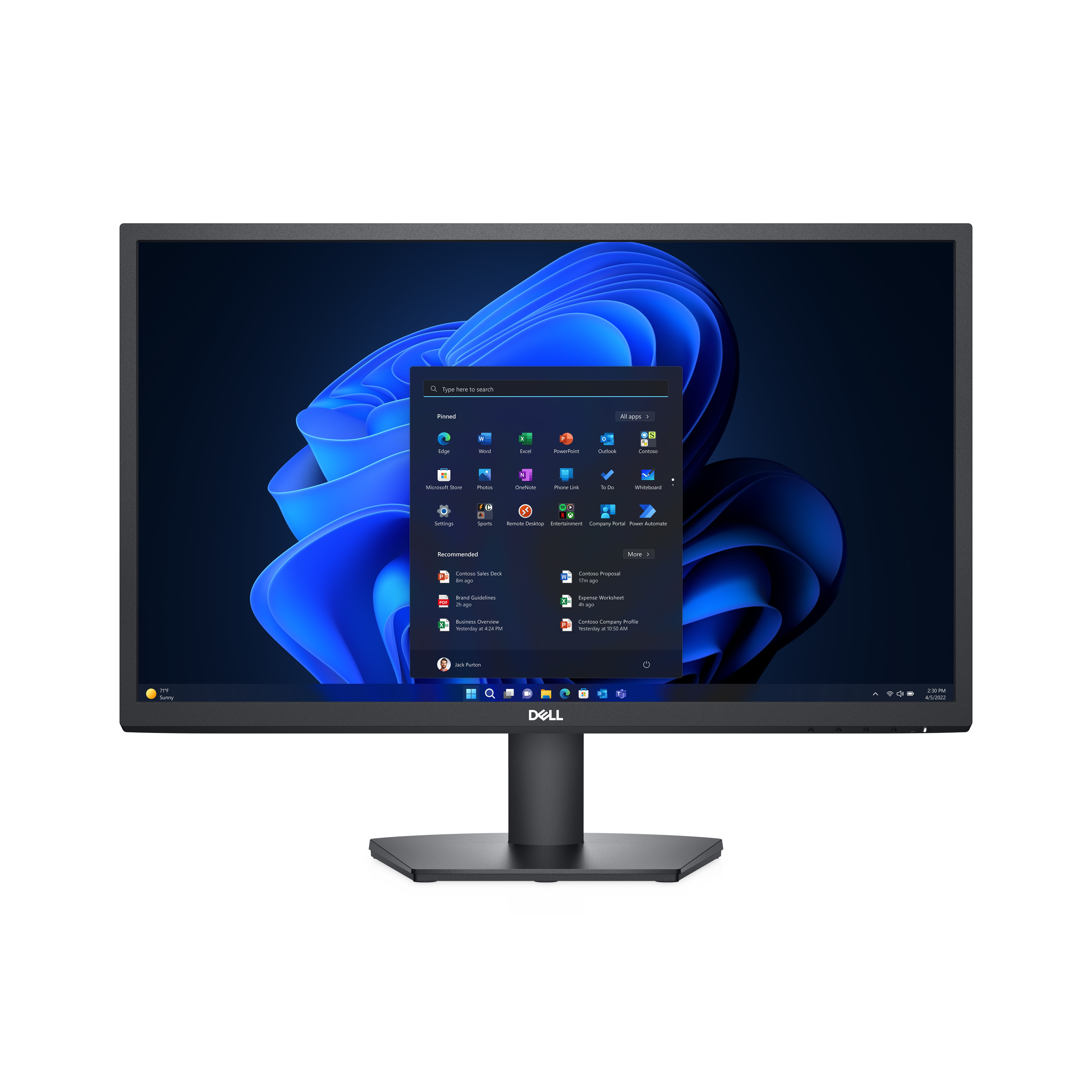 DELL SE2422H computer monitor 61 cm (24") 1920 x 1080 pixels Full...
