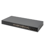 Digitus 24 Port 10/100/1000 + 4SFP+ UPLINK Switch, 19", L2+ Features