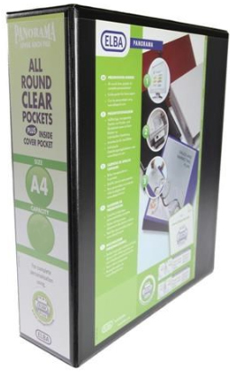 Image of Elba 400008439 ring binder A4 Black