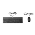 HP 928517-031 keyboard Mouse included Office USB QWERTY UK English Black