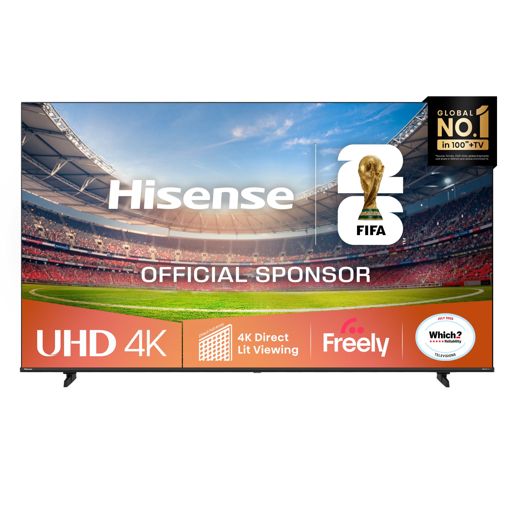 Hisense 85" A6QTUK 4K Ultra HD Smart TV with Freely