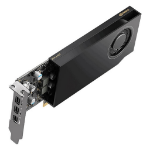 Nvidia RTX A400 Graphics card 4GB GDDR6 PCIe4.0x8 low profile 4 x Mini DisplayPort - retail boxed -ATX I/O bracket attached + LP I/O bracket loose, Mini DP to DP dongle: 1pcs