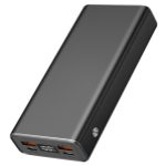 2GO Alu 20 20000 mAh Zwart