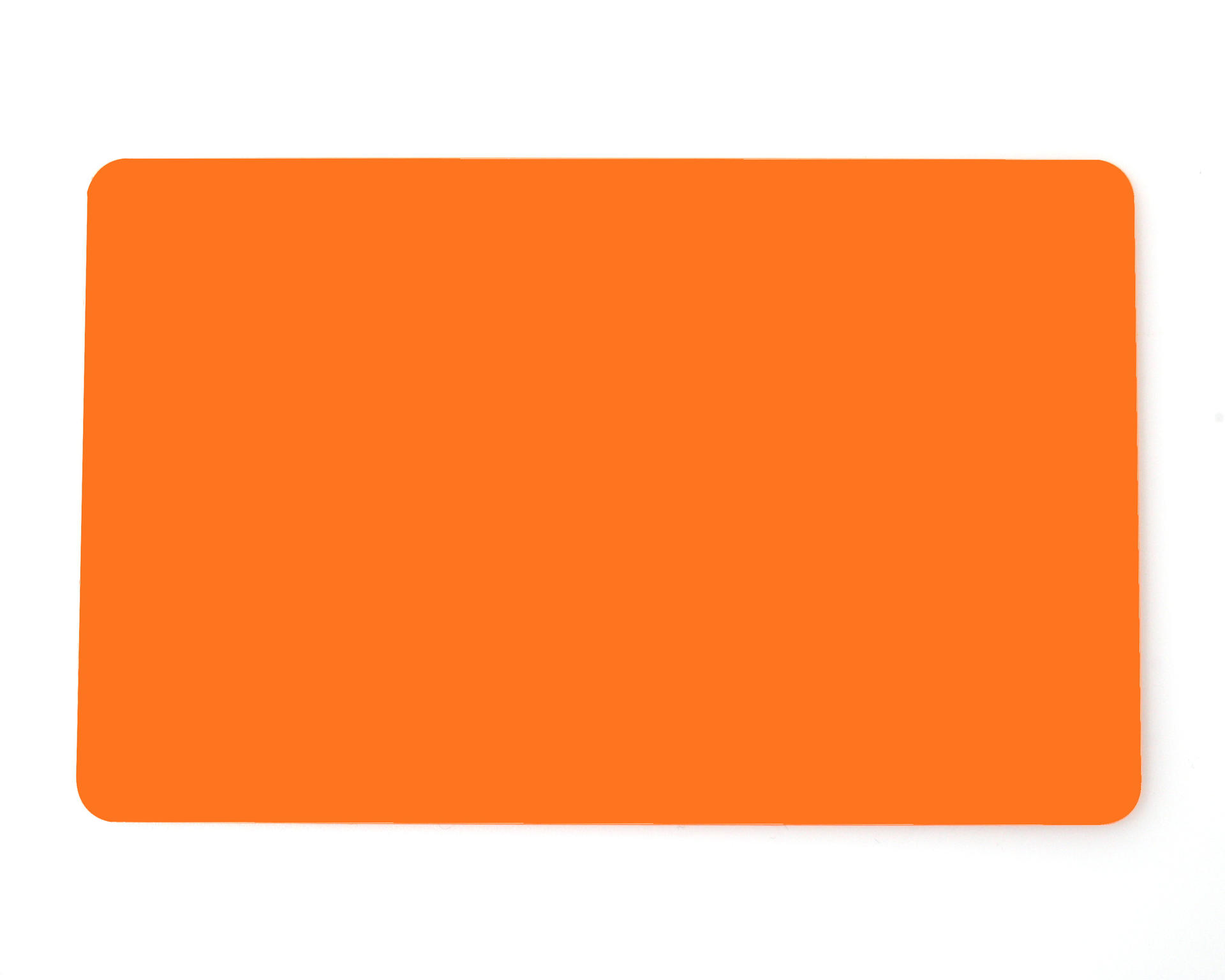 Image of Digital ID Dyestar Premium Orange 760 Micron Cards with Coloured...