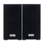 iBox IGLSP1B loudspeaker 2-way Black Wired 10 W