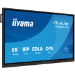 iiyama TE6513A-B2AG Signage Display Interactive flat panel 163.8 cm (64.5") Wi-Fi 500 cd/m² 4K Ultra HD Black Touchscreen Built-in processor Android 24/7
