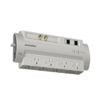 Panamax SP8-AV surge protector Gray 8 AC outlet(s) 120 V 70.9" (1.8 m)