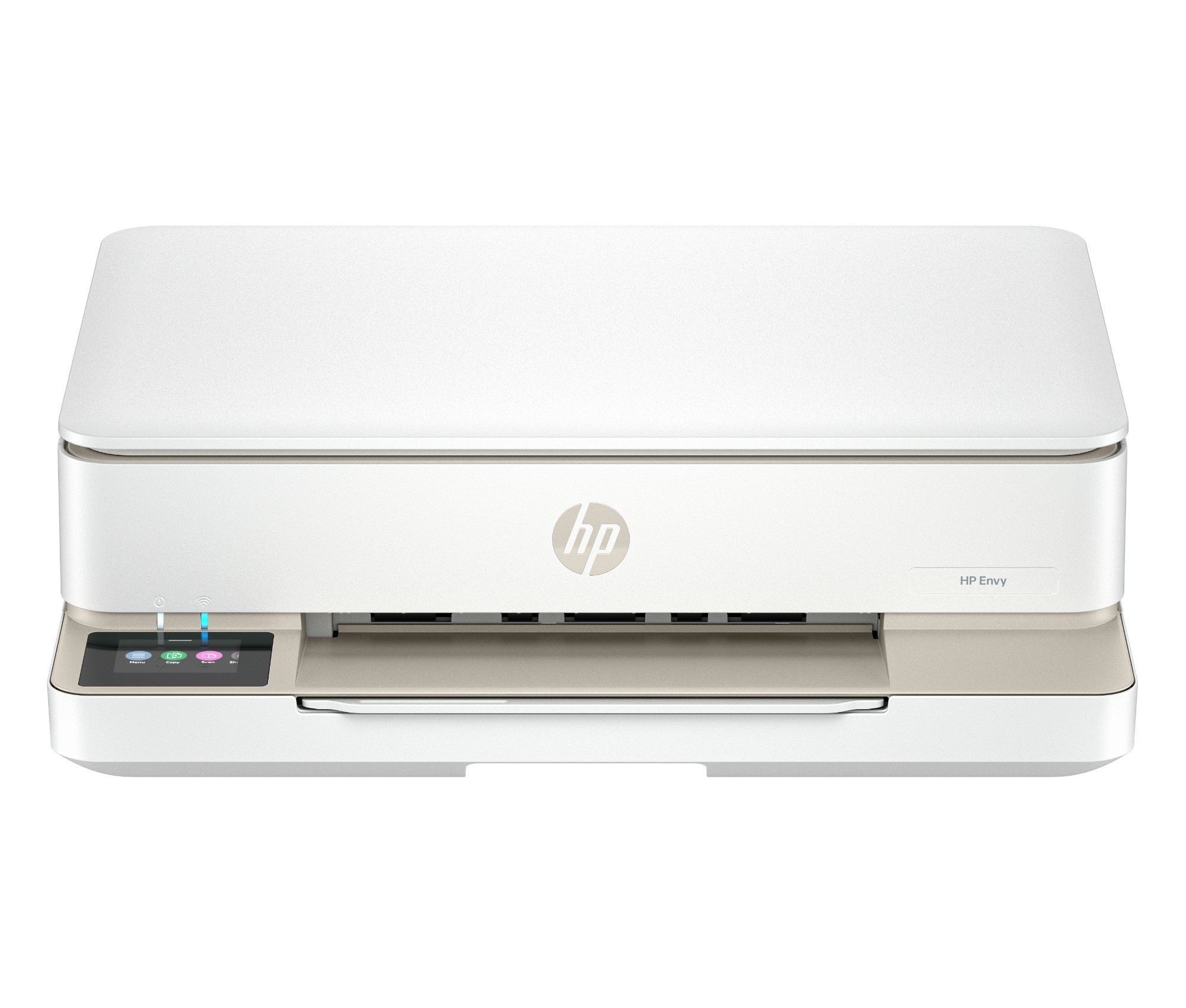 Image of HP ENVY 6120 All-in-One Color Printer. Photo printing; Copier. Scanner