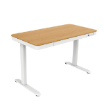 Tuckano Electric height adjustable desk ET119W-C white/oak