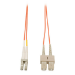Eaton N316-03M InfiniBand/fibre optic cable 117.7" (2.99 m) 2x LC 2x SC OFNR Beige, Orange, White