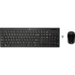 HP Wireless & Mouse 200 keyboard Mouse included Office RF Wireless QWERTY English Black