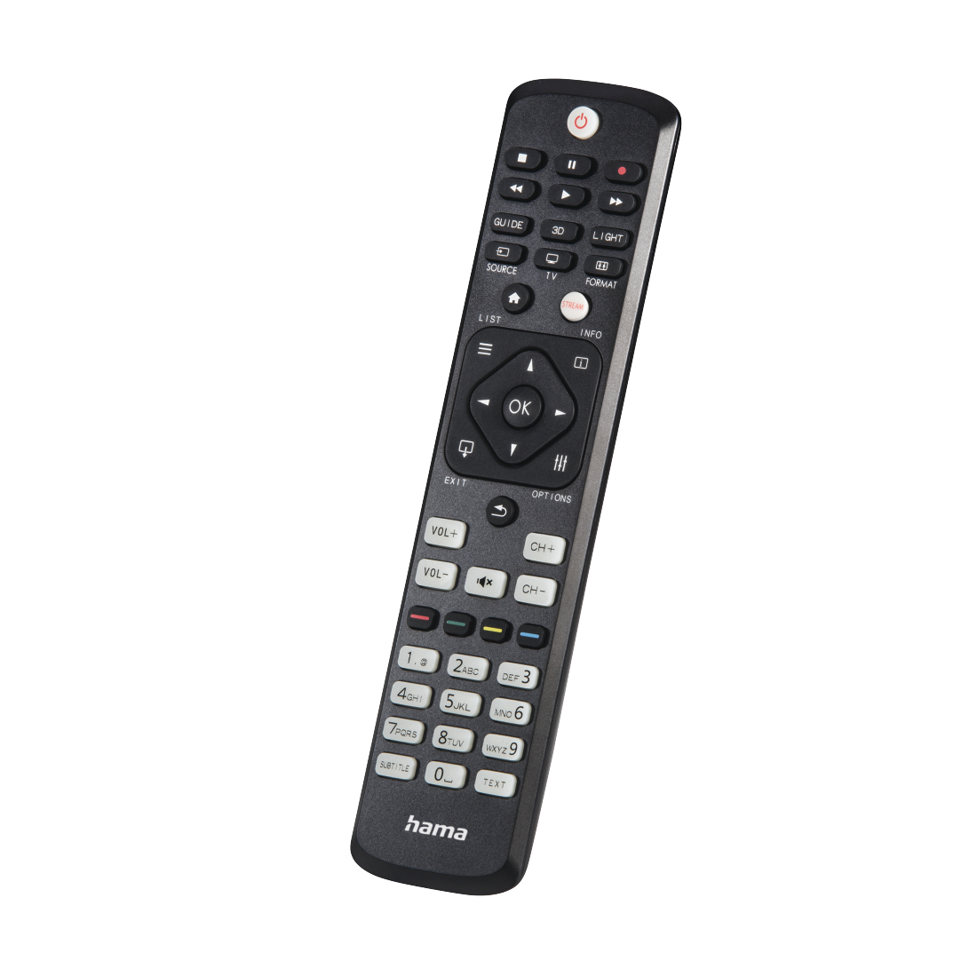 Hama Red/Light 00221063 Remote Control Ir Wireless Tv Press Buttons