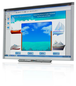 Image of SMART Technologies SBX885 interactive whiteboard 2.21 m (87")...