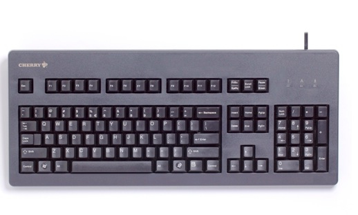 Image of CHERRY G80-3000 keyboard USB + PS/2 Black