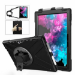 JLC Microsoft Surface Pro 7 Plus/7/6/5/4 Wolverine Case with Stylus WITH Screen - Black