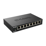 D-LINK | DGS-108 | 8 Port Gigabit Desktop Switch (Metal Housing)