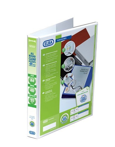 Image of Elba 400008413 ring binder A4 White