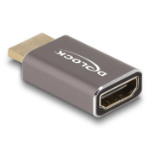 DeLOCK 60081 tussenstuk voor kabels HDMI Grijs