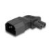DeLOCK Power Adapter IEC 60320 - C14 to C7, male / female, 2.5 A, 90Â° angled
