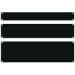 FDL 1U 19 Inch BLANKING PLATE - BLACK