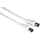 Hama 00205030 coaxial cable 5 m White