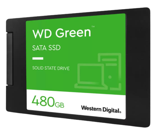 Image of Western Digital Green WDS480G3G0A internal solid state drive 2.5"...
