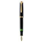 Pelikan M600 fountain pen Built-in filling system Black, Gold 1 pc(s)