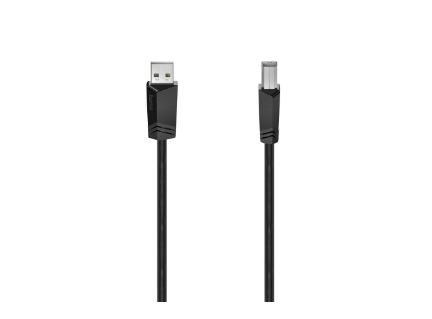 Hama Black 00200602 Usb Cable Usb 2.0 1.5 M Usb A Usb B 0.48 Gbit/S