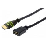 Techly ICOC-HDMI-4-EXT010 HDMI kabel 1 m HDMI Type A (Standaard) Zwart