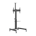 Tripp Lite DMCS3770AMUL Safe-IT Heavy-Duty Rolling Cart for 37" to 70" Displays, UL Certified, Antimicrobial Protection