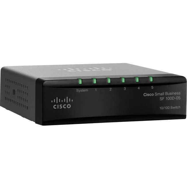 Cisco SF100D-05 Unmanaged Black