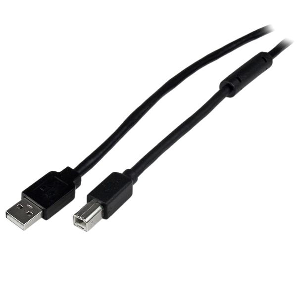 Image of StarTech.com 20m / 65 ft Active USB 2.0 A to B Cable - M/M