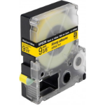 Epson Label Cartridge Strong Adhesive LC-3YBW9 Black/Yellow 9mm (9m)