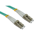Cables Direct FB3M-LCLC-010D fibre optic cable 1 m LC LC/UPC OM3 Aqua colour