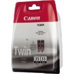 Canon 1509B012/PGI-35BK Ink cartridge black twin pack, 2x191 pages 9,3ml Pack=2 for Canon Pixma IP 100