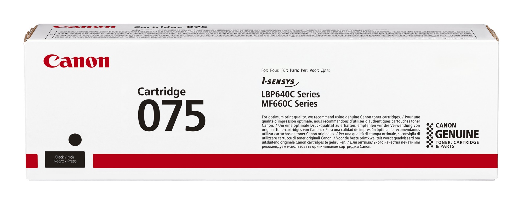 Canon 6365C002/075 Toner cartridge black. 1.4K pages ISO/IEC 19752 for