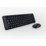 Logitech Wireless Combo MK220 toetsenbord Inclusief muis USB Portugees Zwart