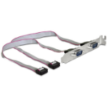 DeLOCK 89268 cable interface/gender adapter 2x Serial DB9 2x COM