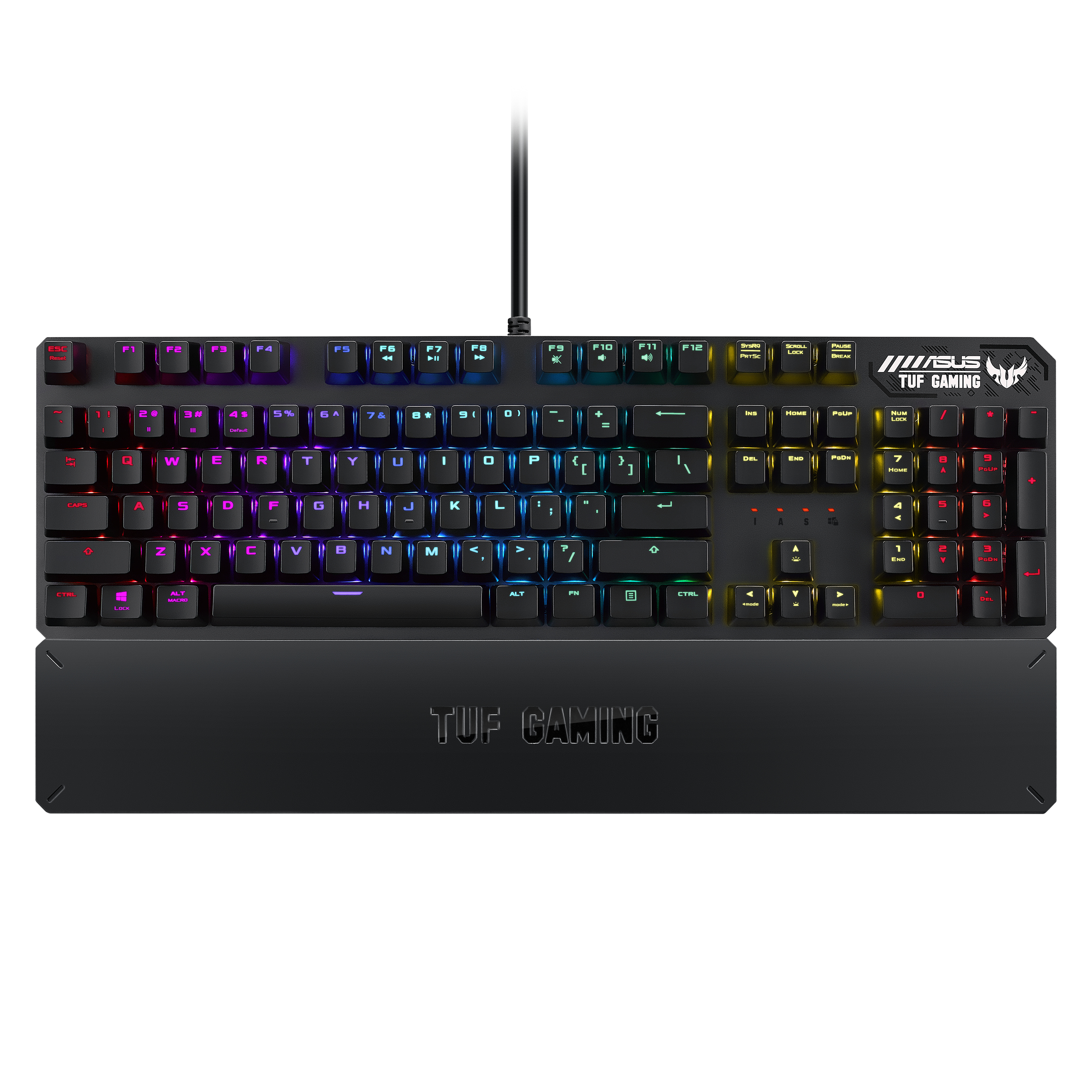 Image of ASUS TUF Gaming K3 keyboard USB Grey