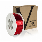Verbatim 55062 3D-printmateriaal Polyethyleentereftalaatglycol (PETG) Rood, Transparant 1 kg