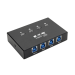 Tripp Lite U359-004 interface hub USB 3.2 Gen 1 (3.1 Gen 1) Type-A 5000 Mbit/s Black