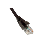 Weltron 50FT, Cat6, Rj-45/Rj45, Male/Male, Snagless Patch Cable networking cable Black 15.24 m U/UTP (UTP)