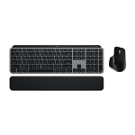 Logitech MX Keys S Combo for Mac keyboard Mouse included Home/Office RF Wireless + Bluetooth QWERTY US English Gray