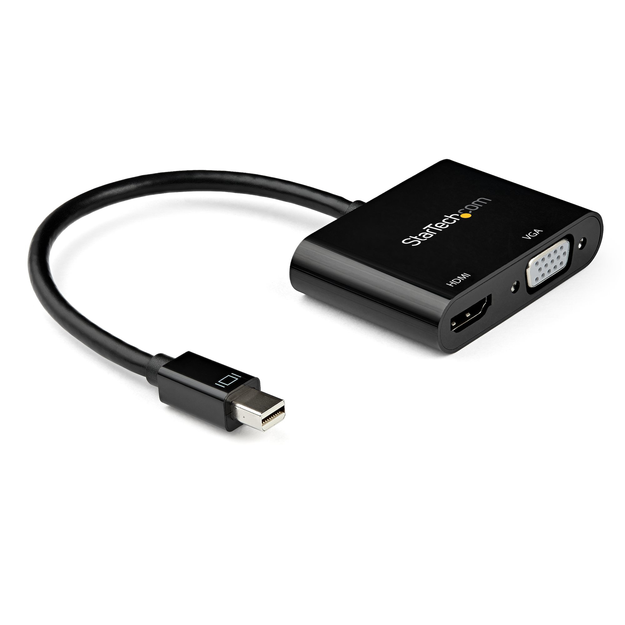 Image of StarTech.com Mini DisplayPort to HDMI VGA Adapter - mDP 1.2 HBR2...