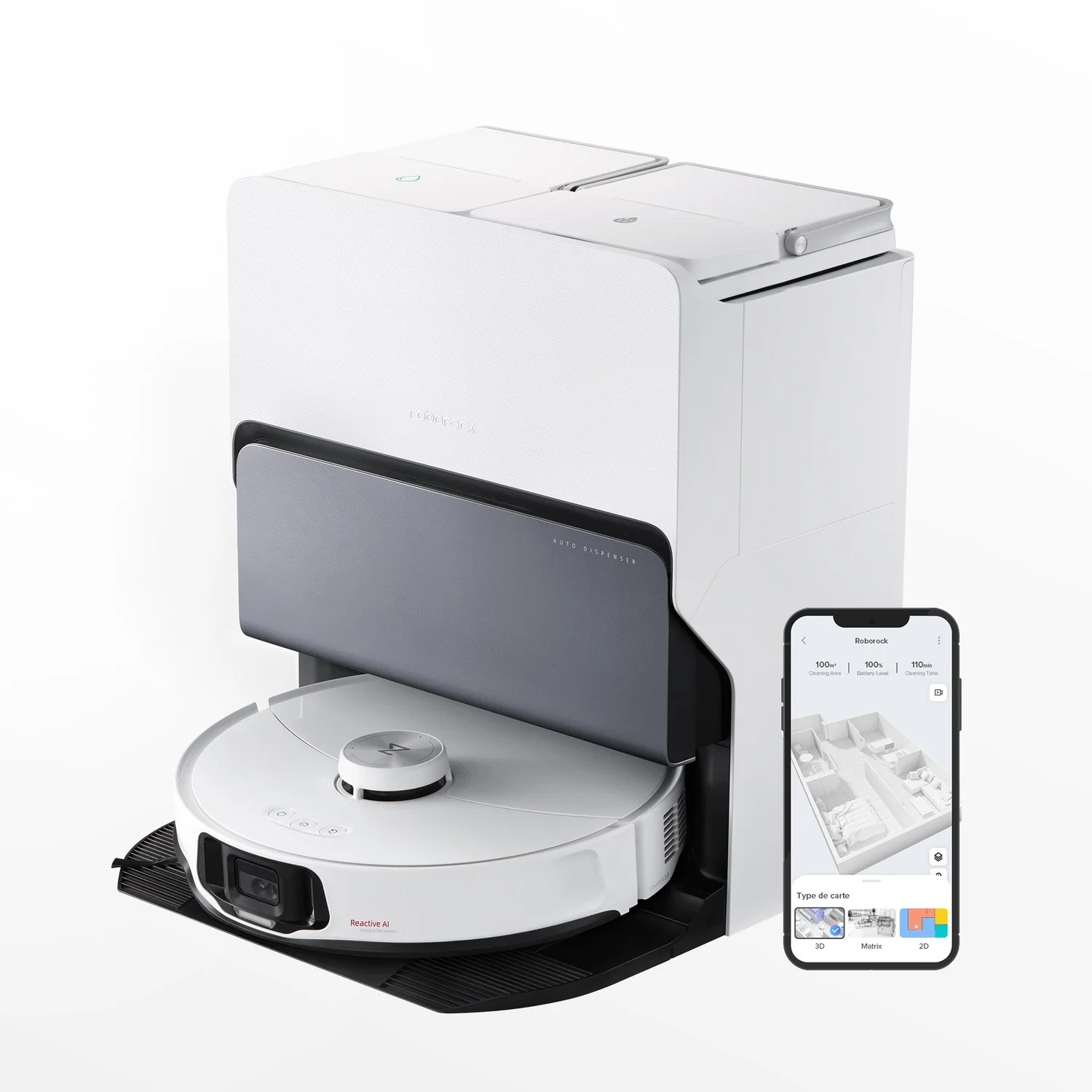 Roborock S8 MaxV Ultra Robot Vacuum Cleaner with 8-in-1 RockDock Ultr